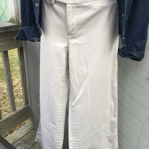 J.Crew Wide Leg Pant Size 10 Light Tan Color